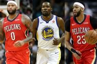 DeMarcus Cousins, Kevin Durant, Anthony Davis